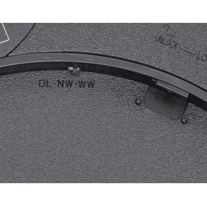 Plafonieră LED cu senzor de mișcare Fulgur s-42591 NOMY-S LED/40W/230V 3000/4000/6000K IP40 d. 50 cm negru