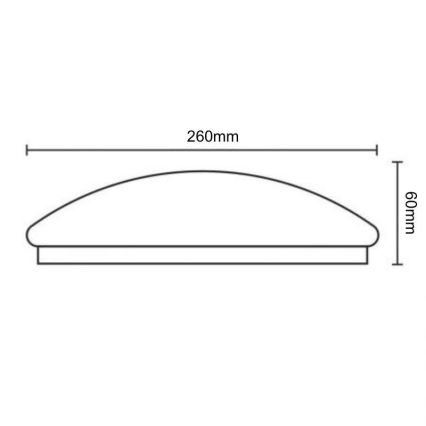 Plafonieră LED cu senzor OPAL LED/12W/230V