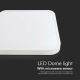 Plafonieră LED cu senzor pentru baie LED/18W/230V 4000K IP44 alb + telecomandă