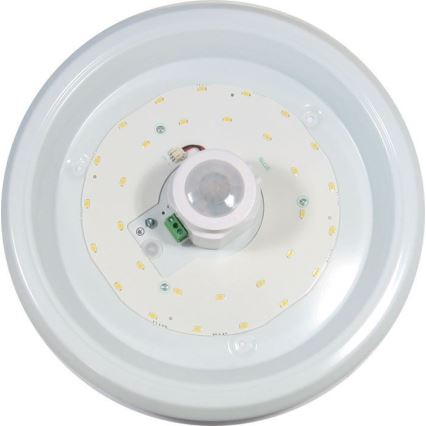 Plafonieră LED cu senzor PIR de mișcare și senzor de amurg, 16W/230V, 4000K