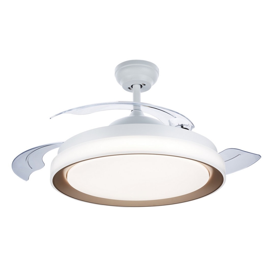 Philips - Plafonieră LED cu ventilator, 35W/230V, 5500/4000/2700K, auriu + telecomandă