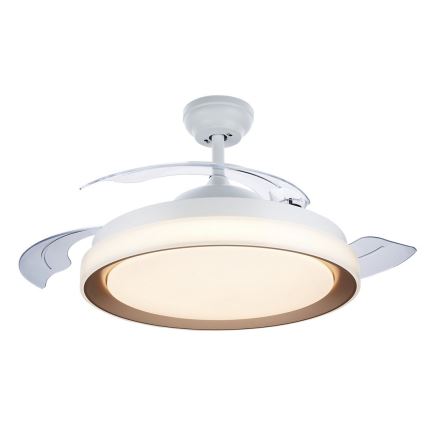 Philips - Plafonieră LED cu ventilator, 35W/230V, 5500/4000/2700K, auriu + telecomandă