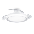 Plafonieră LED cu ventilator Philips BLISS LED/35W/230V 5500/4000/2700K alb + telecomandă