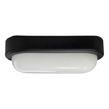 Plafonieră LED de exterior, 8W, 230V, 4200K, IP64, neagră