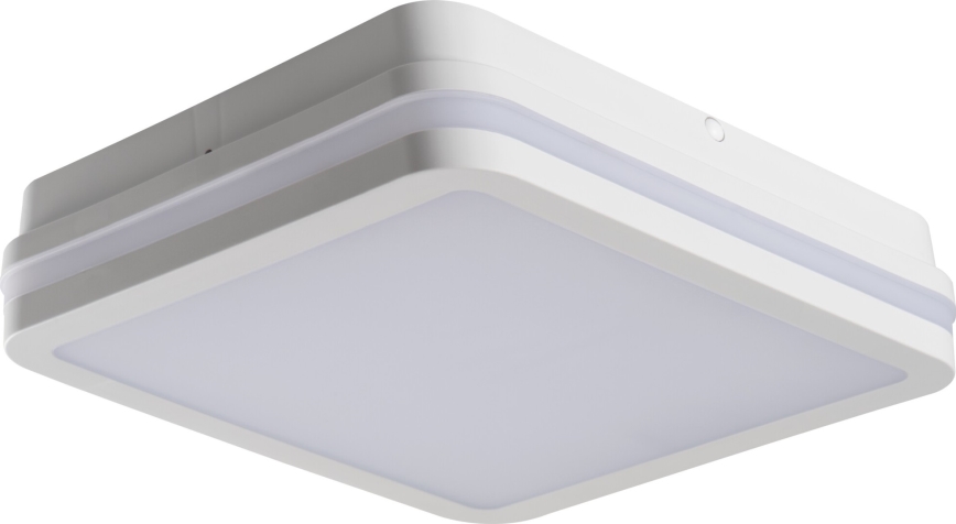 Plafonieră LED de exterior cu senzor de mișcare BENO LED/24/30W/230V 3000/3500/4000K IP65 alb pătrat
