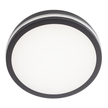 Plafonieră LED de exterior cu senzor Redo 90290 ISOLA LED/24W/230V d. 26 cm 3000/4000/6500K IP54 antracit