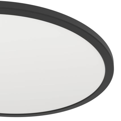 Plafonieră LED de exterior Eglo LED/16,8W/230V 2700/4000/6500K d. 50 cm IP44 negru