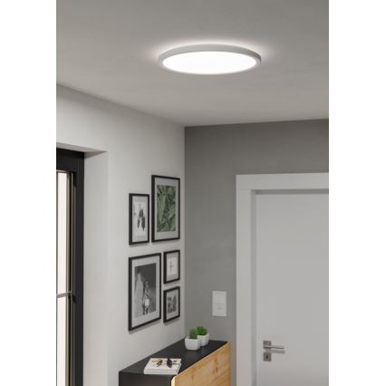 Plafonieră LED de exterior Eglo LED/18,5W/230V 2700/4000/6500K d. 38,9 cm IP44 alb