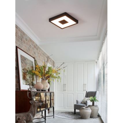 Plafonieră LED de exterior LED/17W/230V IP44 neagră Eglo