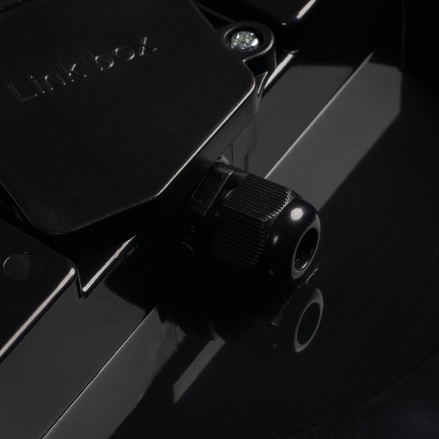 Plafonieră LED de exterior TURA LED/15W/230V 4000K IP65 negru