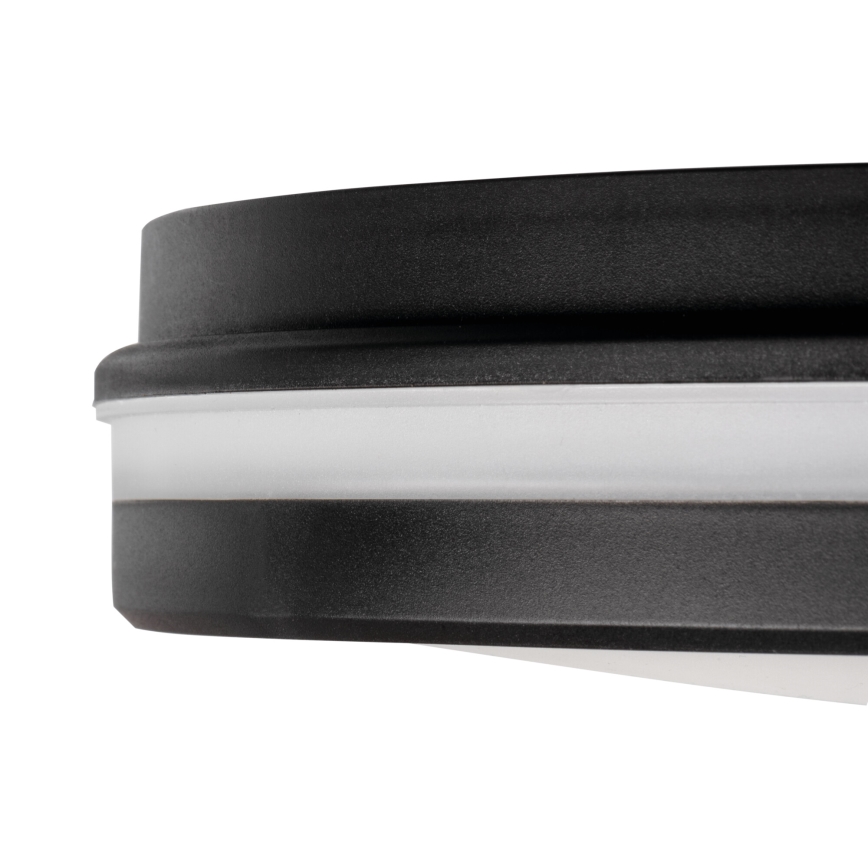 Plafonieră LED de exterior BENO E LED/20W/230V 3000/4000/6500K d. 20 cm IP65 negru