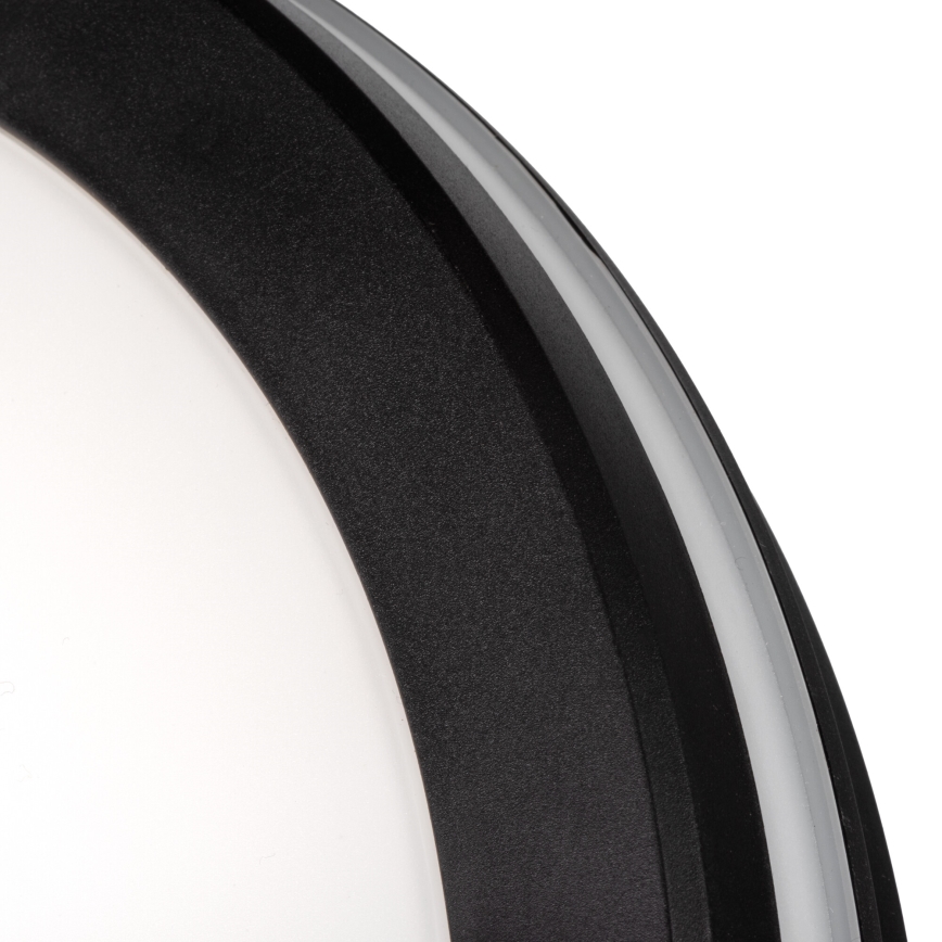 Plafonieră LED de exterior BENO E LED/30W/230V 3000/4000/6500K d. 30 cm IP65 negru