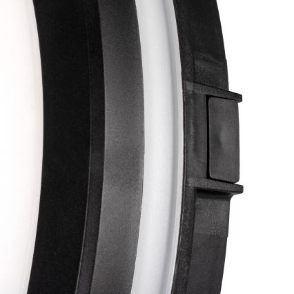 Plafonieră LED de exterior BENO E LED/40W/230V 3000/4000/6500K d. 40 cm IP65 negru