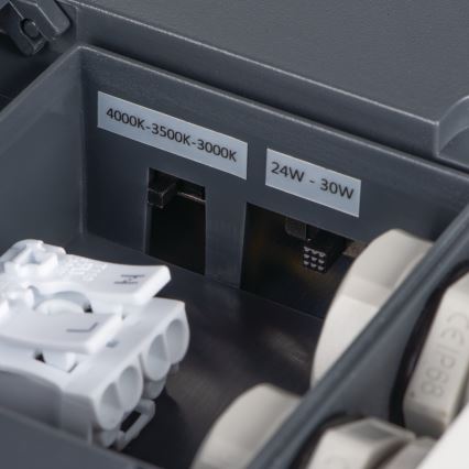 Plafonieră LED de exterior BENO LED/24/30W/230V 3000/3500/4000K IP65 antracit pătrat