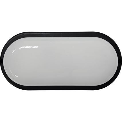 Plafonieră LED de exterior LED/15W/230V 4200K 20x9,8 cm IP64 negru