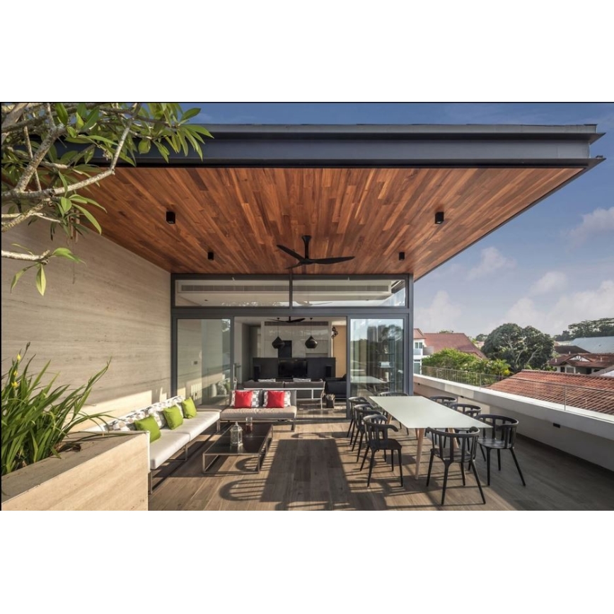 Plafonieră LED de exterior LED2 CUBE LED/12W/230V antracit IP54