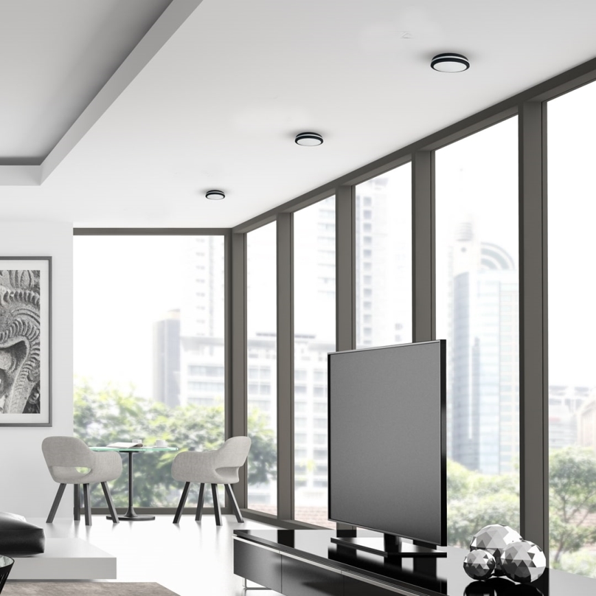 Plafonieră LED de exterior MARLON LED/12W/230V 4000K IP54 negru