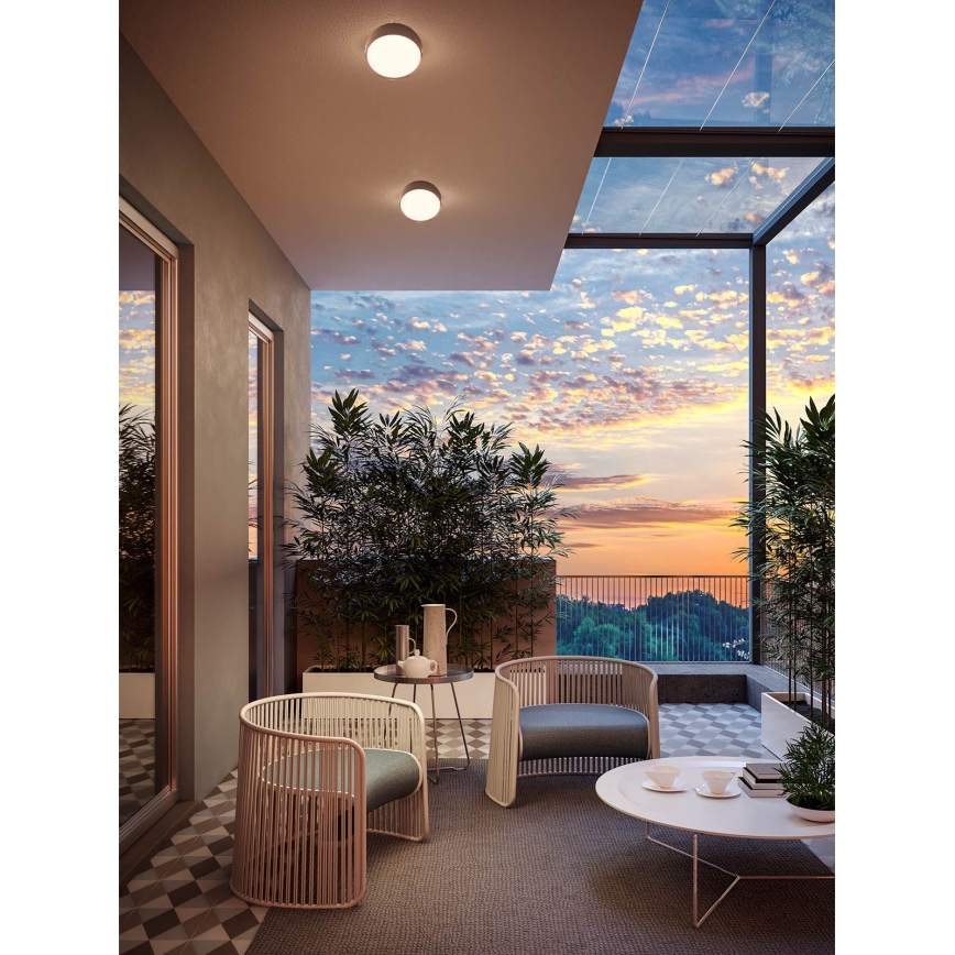 Plafonieră LED de exterior Redo 90496 URANIA LED/10W/230V 3000K IP65 maro