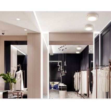Plafonieră LED DIEGO LED/12W/230V 4000K IP40 Ø 16,5 cm albă