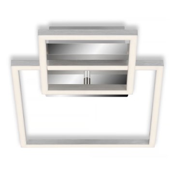 Plafonieră LED dimabilă, 12W, 230V, 3000K, crom mat