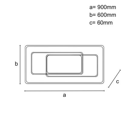 Plafonieră LED dimabilă, 160 W, 230 V, 3000–6500 K, cu telecomandă