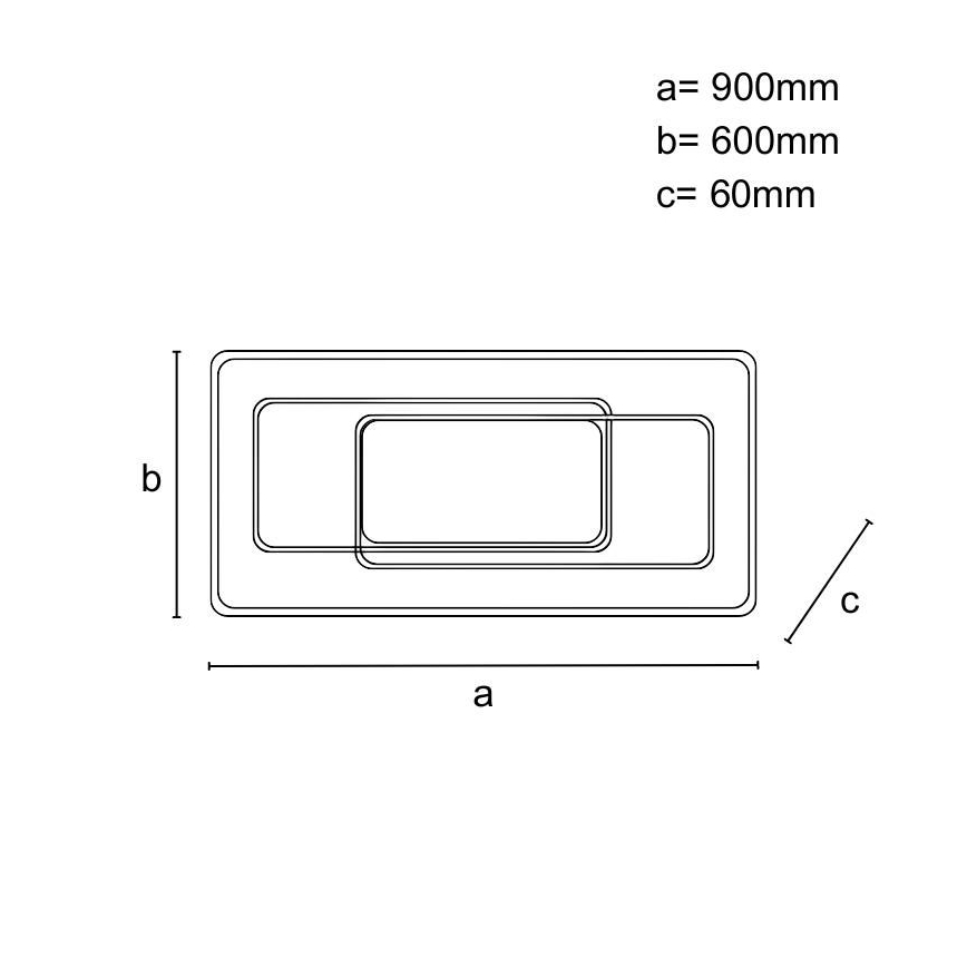 Plafonieră LED dimabilă, 160 W, 230 V, 3000–6500 K, cu telecomandă