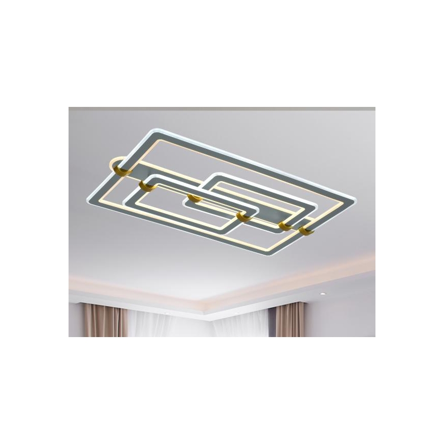 Plafonieră LED dimabilă 280W/230V 3000-6500K + telecomandă