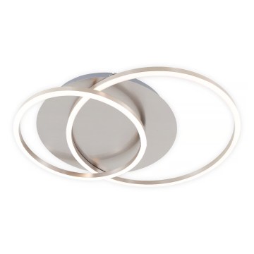 Plafonieră LED dimabilă 28W/230V/3000K, crom mat