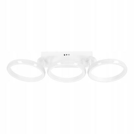 Plafonieră LED dimabilă 30W, 230V, 3000-6500K, albă, Wi-Fi Tuya + telecomandă