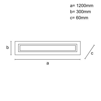 Plafonieră LED dimabilă 55W/230V 3000-6500K cu telecomandă
