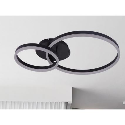 Plafonieră LED dimabilă 55W/230V 3000-6500K + telecomandă