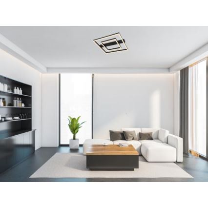 Plafonieră LED dimabilă, 70W/230V, 3000-6500K, cu telecomandă