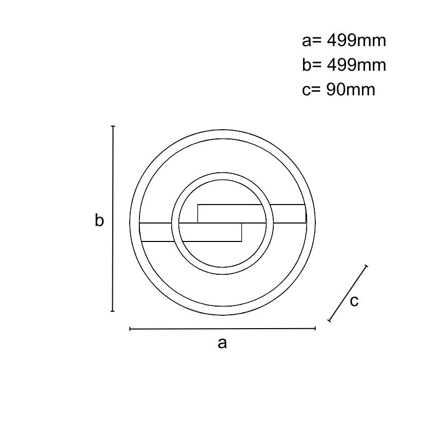 Plafonieră LED dimabilă, 80W, 230V, 3000-6500K, cu telecomandă
