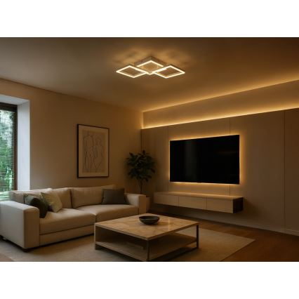 Plafonieră LED dimabilă 85W, 230V, 3000-6500K, cu telecomandă