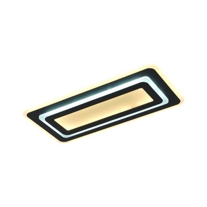 Lampă de tavan LED dimmabilă LED/85W/230V 3000-6500K neagră + telecomandă