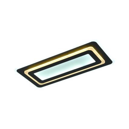 Lampă de tavan LED dimmabilă LED/85W/230V 3000-6500K neagră + telecomandă