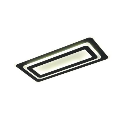 Lampă de tavan LED dimmabilă LED/85W/230V 3000-6500K neagră + telecomandă