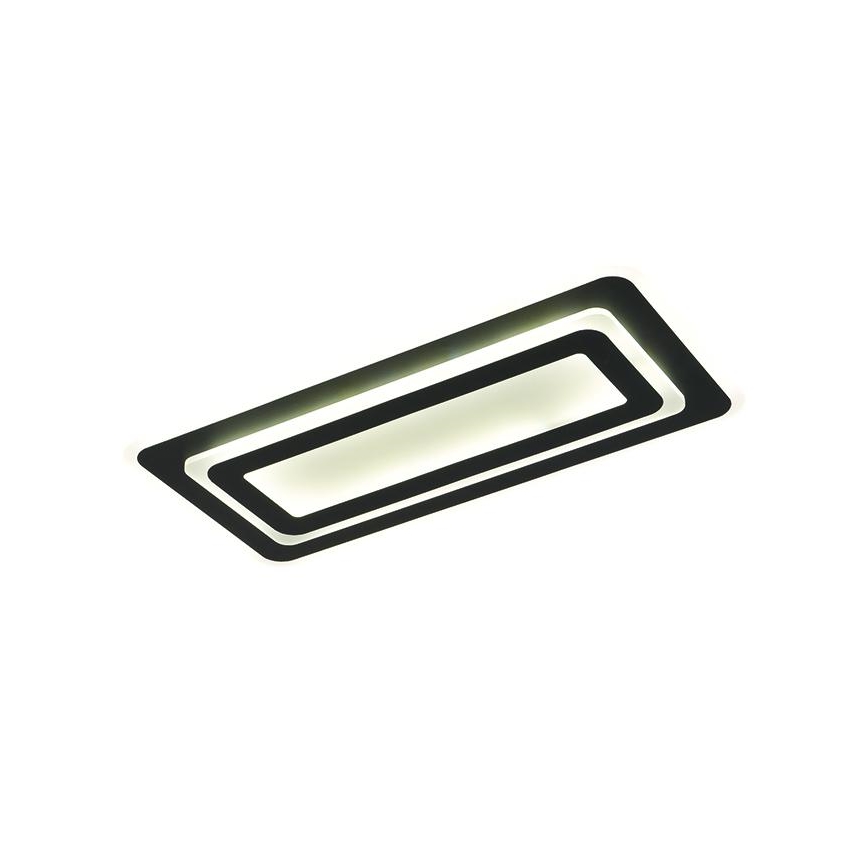 Lampă de tavan LED dimmabilă LED/85W/230V 3000-6500K neagră + telecomandă