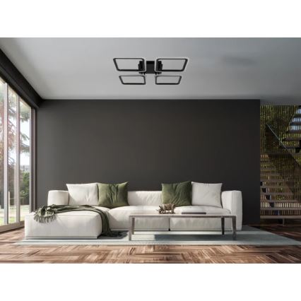 Plafonieră LED dimabilă, 95W/230V, 3000-6500K, cu telecomandă