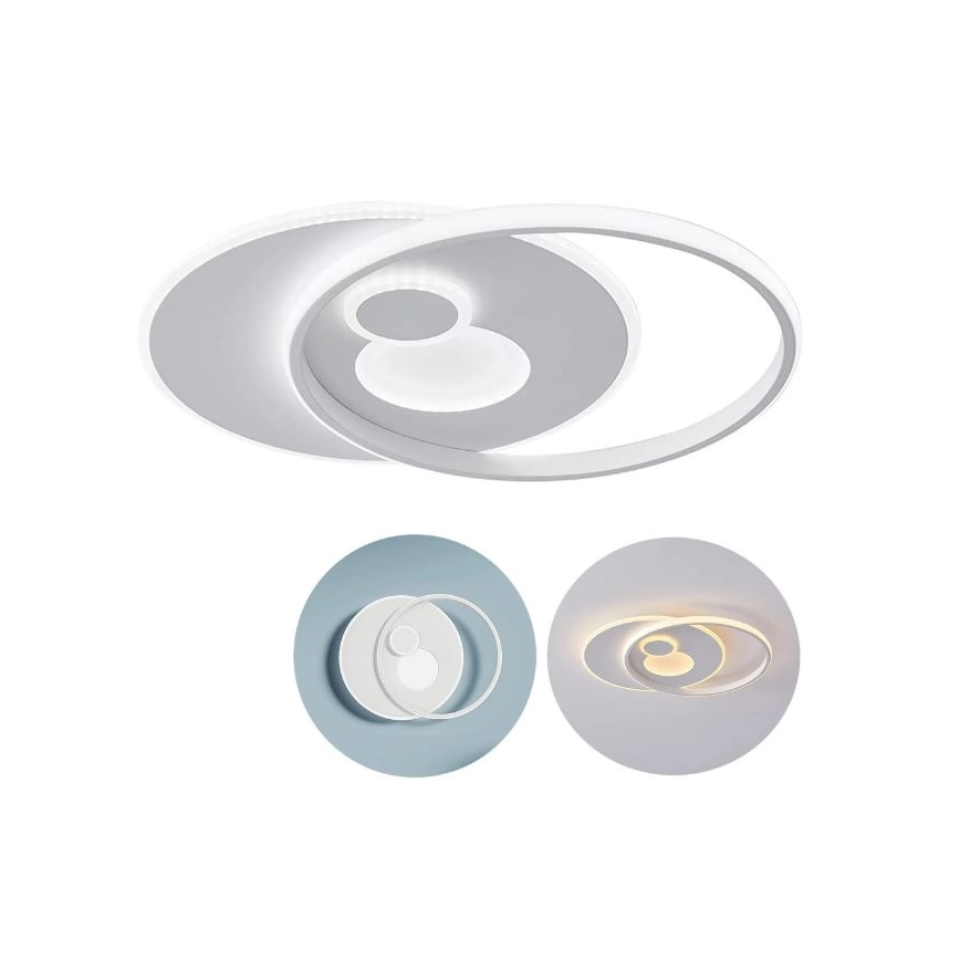 Plafonieră LED dimabilă AKON LED/38W/230V 2700-5500K Wofi 11621 + telecomandă