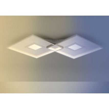 Plafonieră LED dimabilă AMARA LED/45W/230V crom Paul Neuhaus 8378-55 + telecomandă