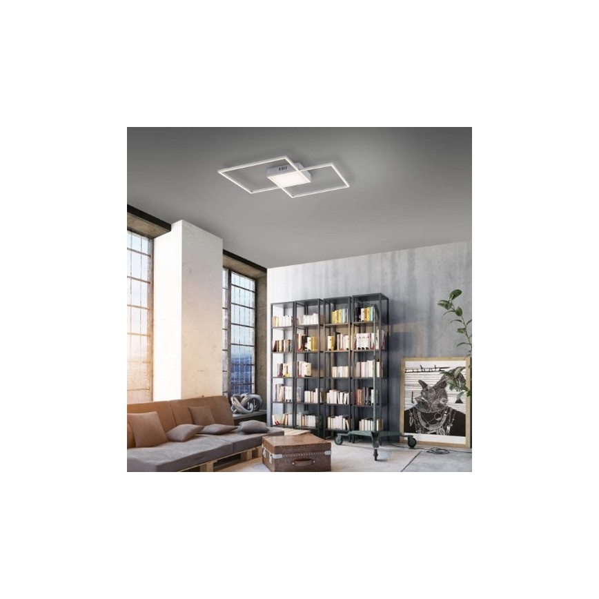 Plafonieră LED dimabilă ASMIN LED/42W/230V Leuchten Direkt 14712-55 + telecomandă