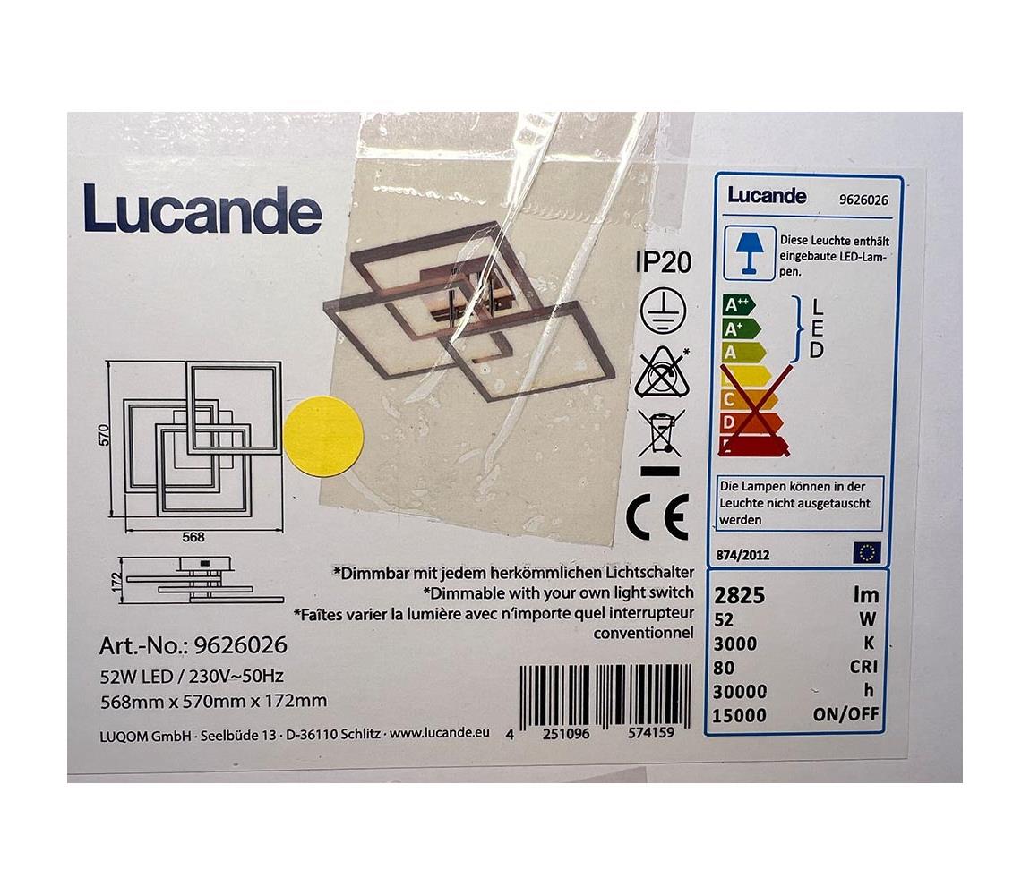 Plafonieră LED dimabilă AVILARA LED/52W/230V Lucande