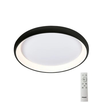 Plafonieră LED dimabilă Azzardo AZ5069 ANTONIO LED/32W/230V negru + telecomandă