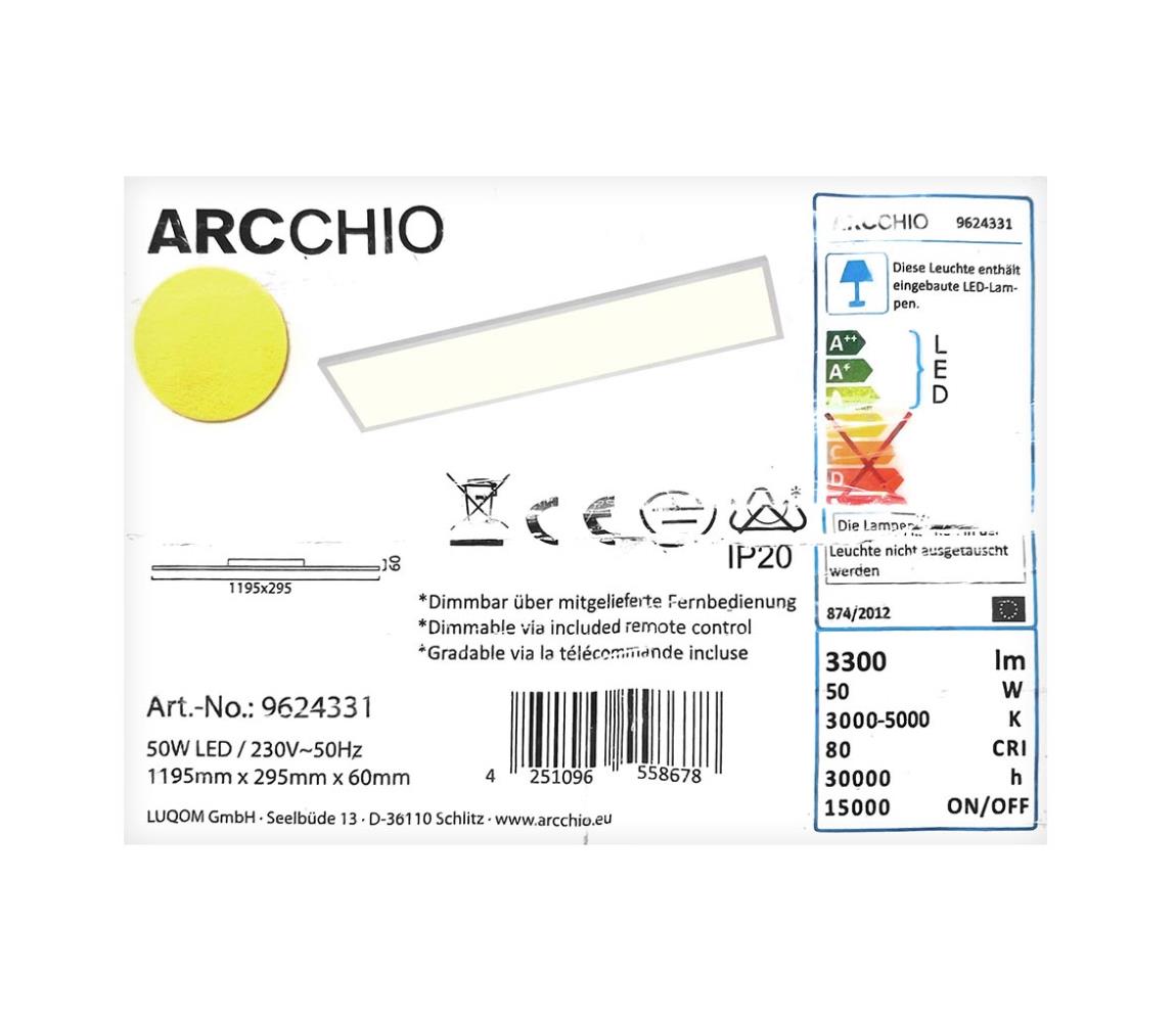 Plafonieră LED dimabilă BLAAN LED/50W/230V Lampenwelt + telecomandă