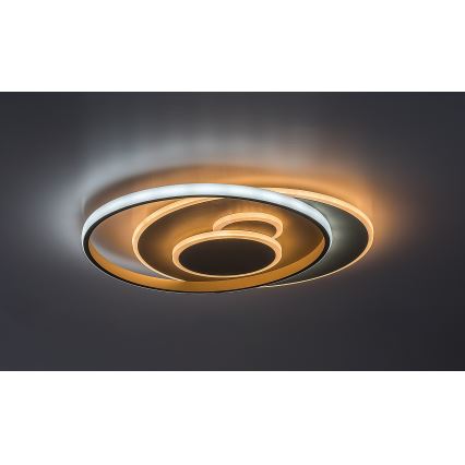 Rabalux - Plafonieră LED dimmabilă, 57W, 230V, 3000-6000K, 48,5x40 cm + telecomandă