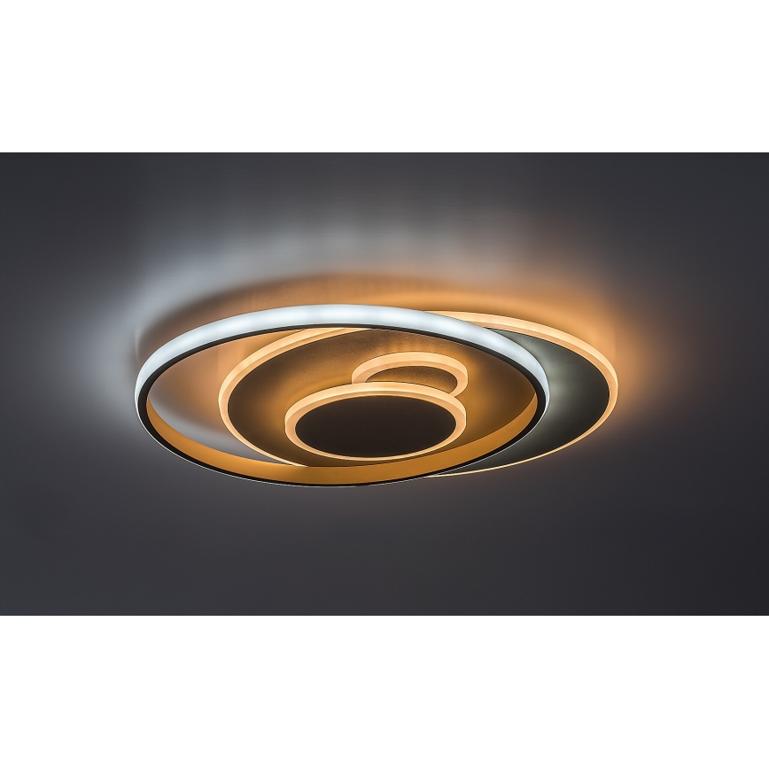 Rabalux - Plafonieră LED dimmabilă, 57W, 230V, 3000-6000K, 48,5x40 cm + telecomandă