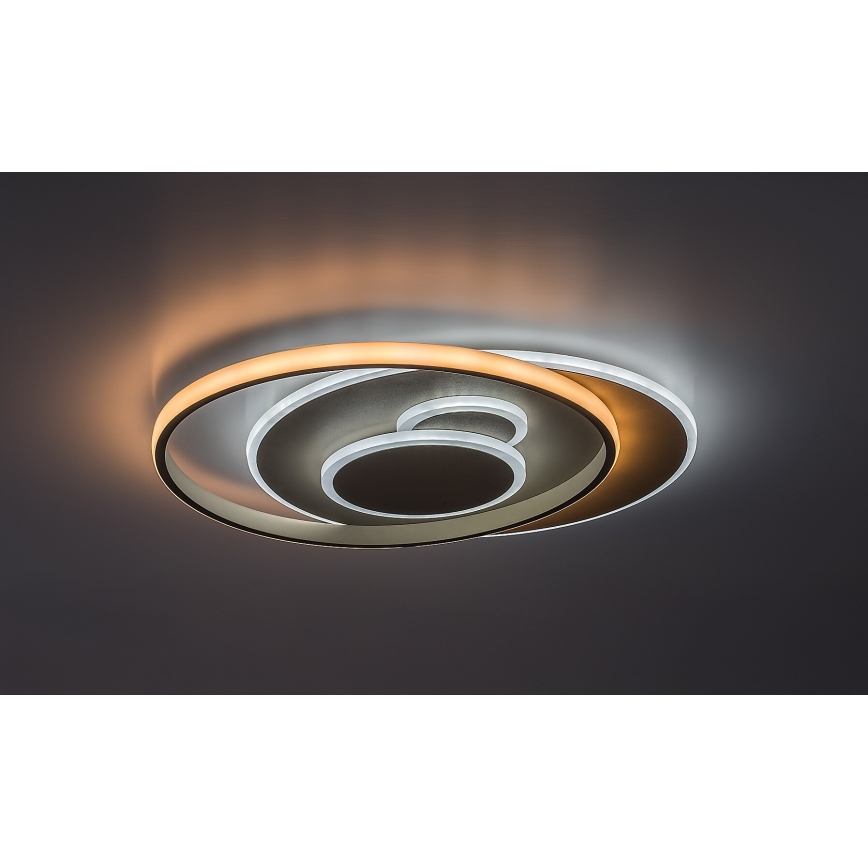 Rabalux - Plafonieră LED dimmabilă, 57W, 230V, 3000-6000K, 48,5x40 cm + telecomandă