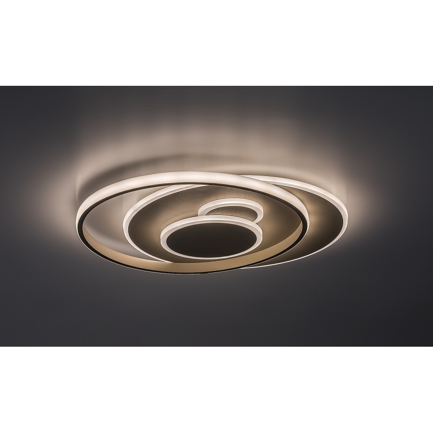 Rabalux - Plafonieră LED dimmabilă, 57W, 230V, 3000-6000K, 48,5x40 cm + telecomandă