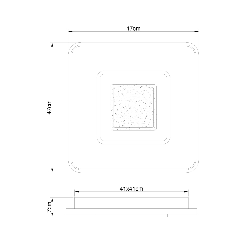 Plafonieră LED dimabilă LED/36W/230V 2700-6000K Globo + telecomandă